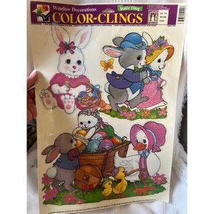 Vintage Easter Color-Clings